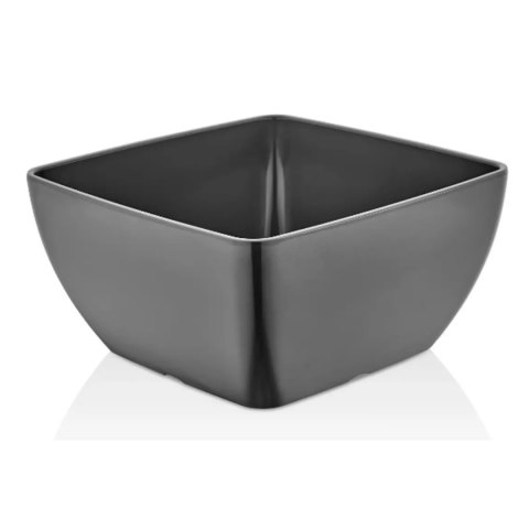 Miska kwadratowa z melaminy, grafitowa, 250x250x(h)120mm Fine Dine