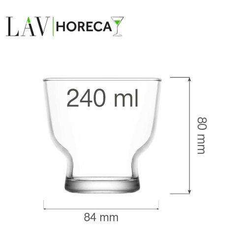 Pucharek Palermo 240 ml, LAV (dawniej LV-PET381Z) LAV