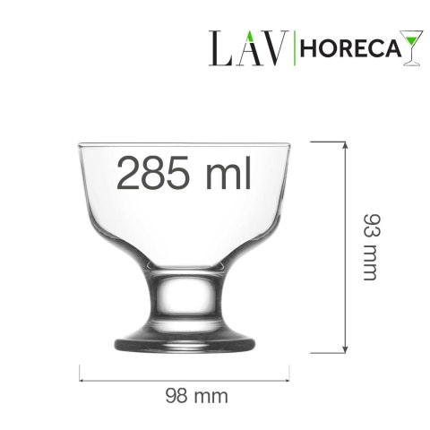 Pucharek Santiago 285 ml, LAV (dawniej LV-DES55Z) LAV
