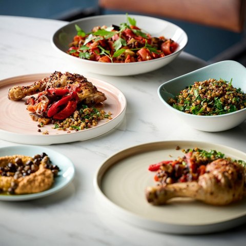 Talerz coupe Stonecast Canvas Breeze, 220mm Churchill