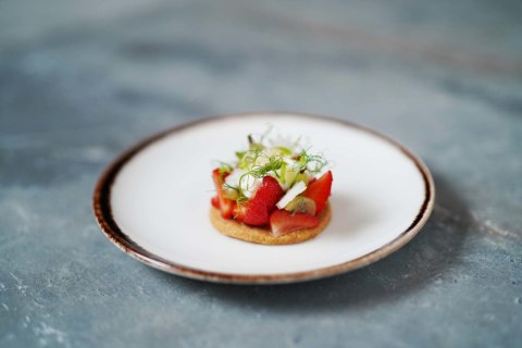 Talerz płytki Vanilla 300 mm Fine Dine