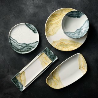 Talerz płytki coupe Tide Gold, 290mm Churchill