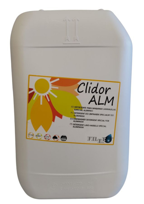 Płyn do zmywarek gastronomicznych CLIDOR ALM F865Plus 25kg – do aluminium Płyn do zmywarek gastronomicznych CLIDOR ALM F865Plus 25kg – do aluminium