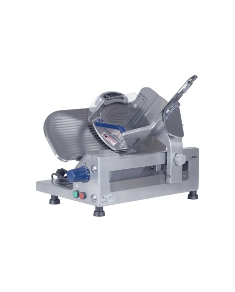 Profesjonalna krajalnica do wędlin Ma-Ga 612p – widok od strony operatora.