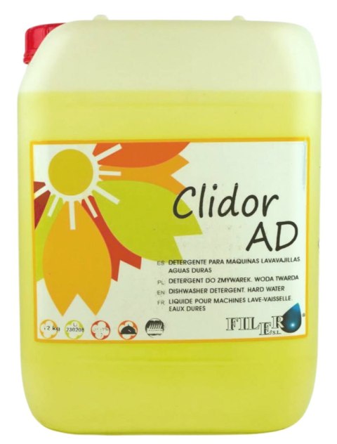Płyn do mycia w zmywarce FILER CLIDOR AD F420 12kg, do wody twardej