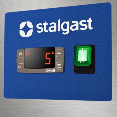 Stół chłodniczy 3-drzwiowy 368L – STALGAST z agregatem dolnym