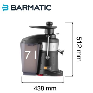 Sokowirówka gastronomiczna Barmatic Supreme Pro 219898 - 700 W, 120 kg/h, wlot na całe owoce