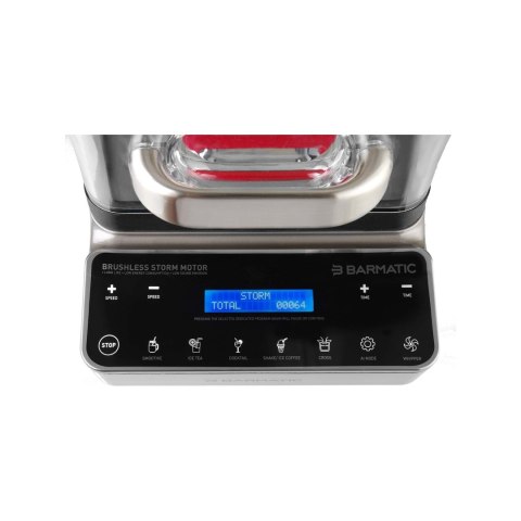 Blender barowy Barmatic Storm PRO 238172 - 1680 W, 2 dzbanki 1,8 l, osłona wyciszająca, tamper