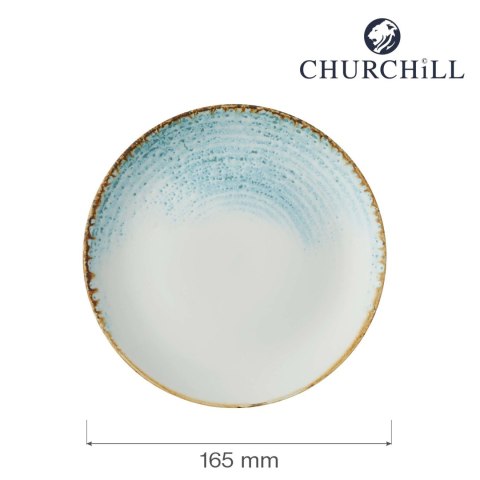 Talerz płytki Homespun Accents Aquamarine, 165mm Churchill