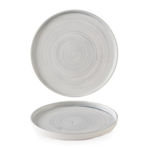 Talerz z wysokim rantem Stonecast Canvas Grey, 260mm Churchill