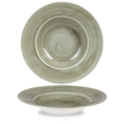 Misa z szerokim rantem Stonecast Patina Burnished Green, 280mm, 470ml Churchill