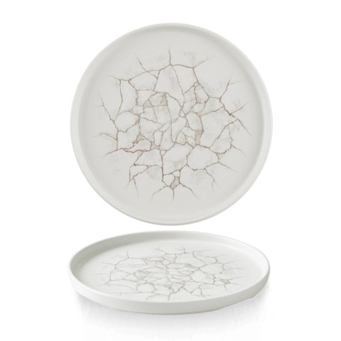 Talerz z wysokim rantem Studio Prints Kintsugi Agate Grey, 260mm Churchill