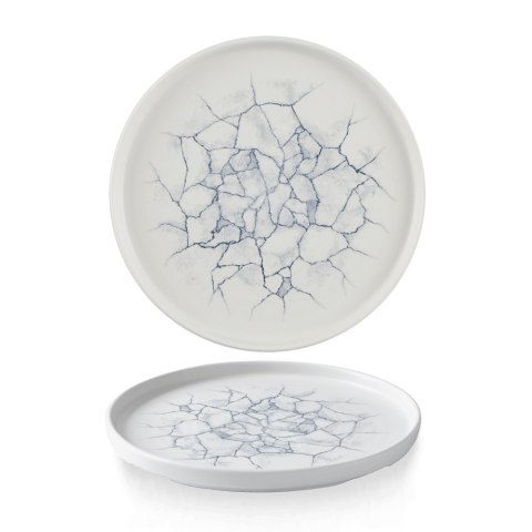 Talerz z wysokim rantem Studio Prints Kintsugi Pearl Grey, 260mm Churchill