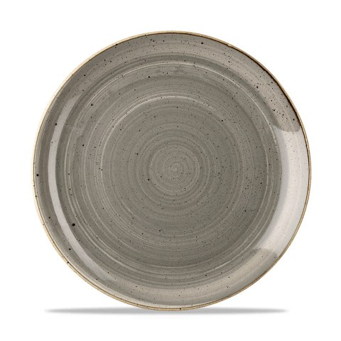Talerz płytki coupe Stonecast Grey, 260mm Churchill