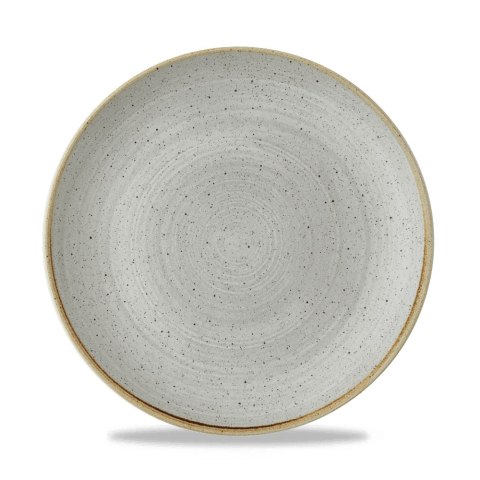 Talerz płytki coupe Stonecast Raw Grey, 260mm Churchill