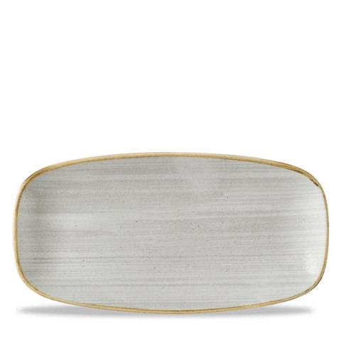 Talerz podłużny szefa kuchni Stonecast Raw Grey, 300x150mm Churchill