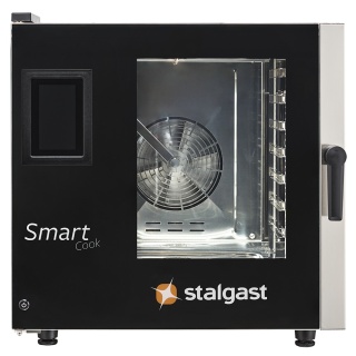Piec konwekcyjno-parowy Stalgast SmartCook 7x GN 2/1 - dotykowy, mycie automatyczne, sonda, 14,2 kW, 400 V