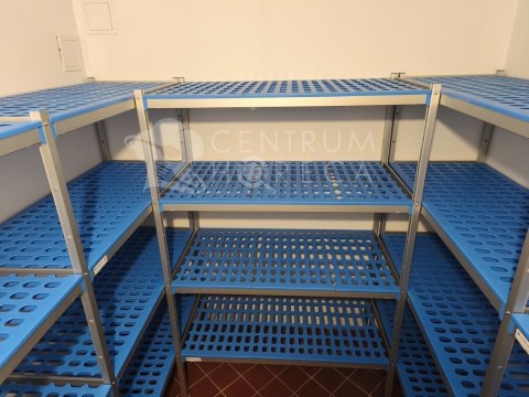 Regał magazynowy aluminiowy 453x60x175 cm, 5 półek, do chłodni i mroźni - polski alushelf