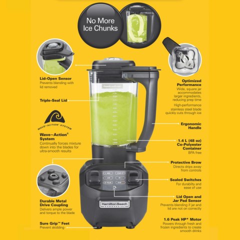 Blender barmański HBB 255-CE Rio® - Hamilton Beach Commercial Blender barmański HBB 255-CE Rio® - Hamilton Beach Commercial