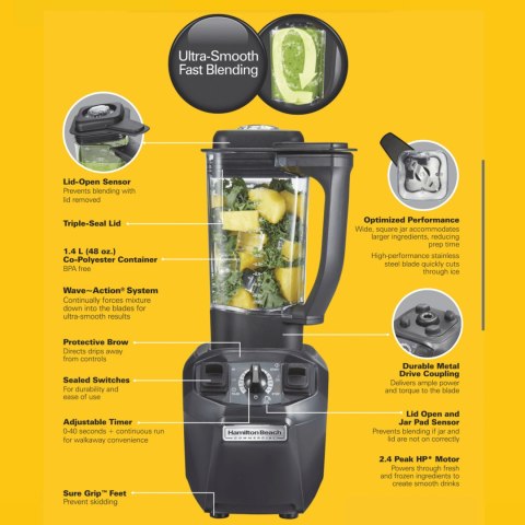 Blender barmański HBH455-CE Tango® - Hamilton Beach Commercial Blender barmański HBH455-CE Tango® - Hamilton Beach Commercial